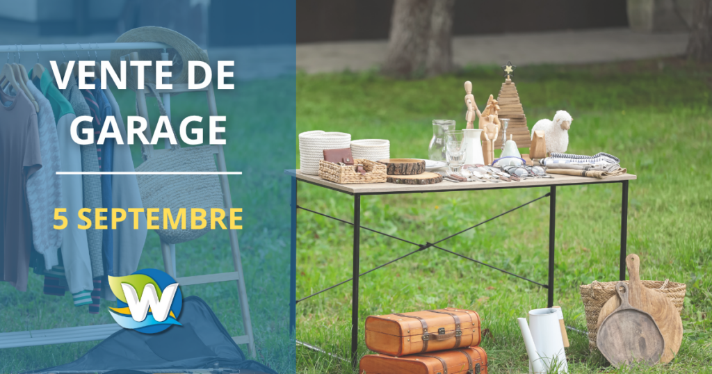 VENTE DE GARAGE – 5 septembre