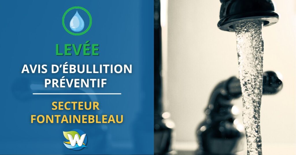25 septembre 2026 | Levée des avis ébullitions